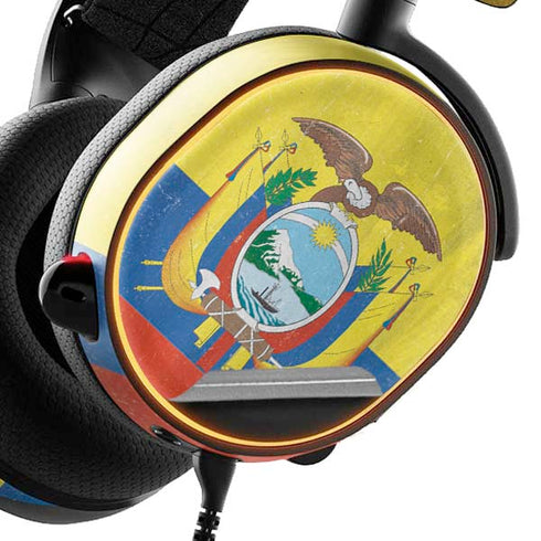 Ecuador Flag Distressed SteelSeries Arctis 3 Skin